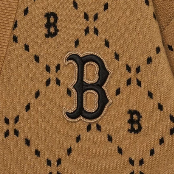 MLB Korea カーディガン Monogram Cardigan 3AKCM0134-50BKS 43CAL