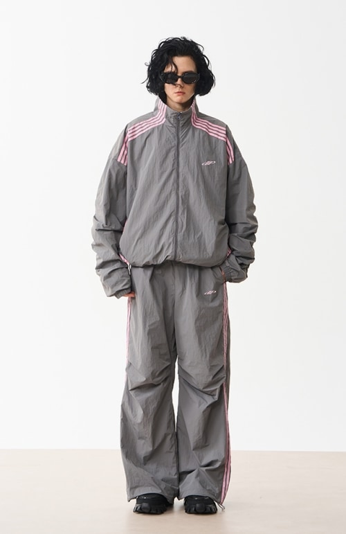 MODITEC ハーフストライプ コントラスト トラックジャケット｜MIRISE