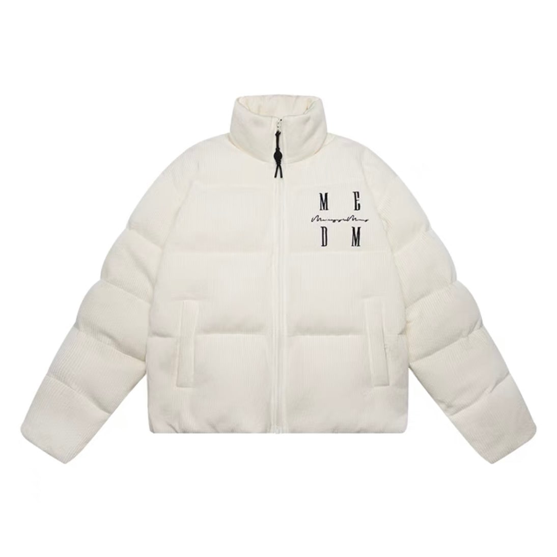 MEDM ヘビーコットン ホワイトダックダウン ワッフル ダウンジャケット