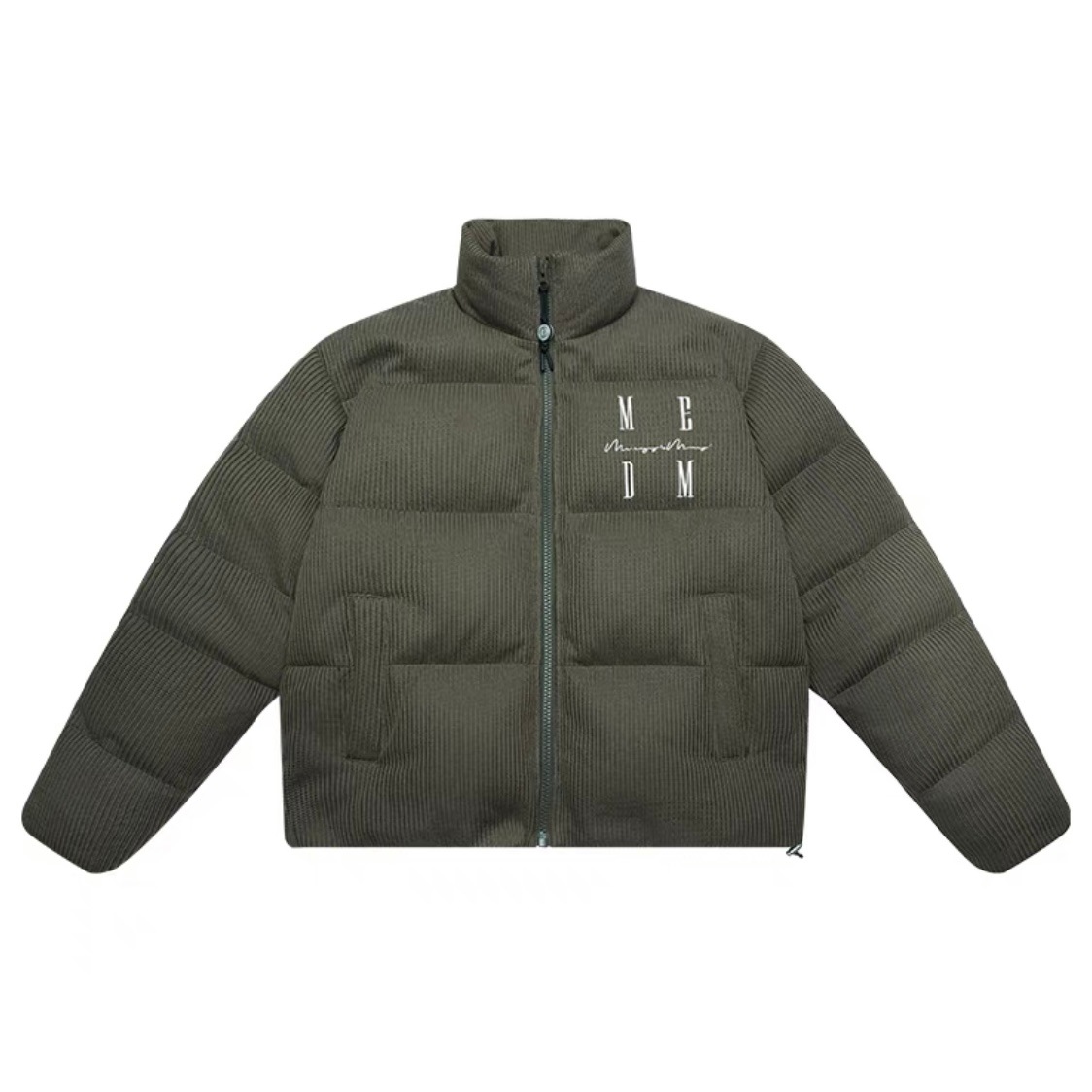 MEDM ヘビーコットン ホワイトダックダウン ワッフル ダウンジャケット