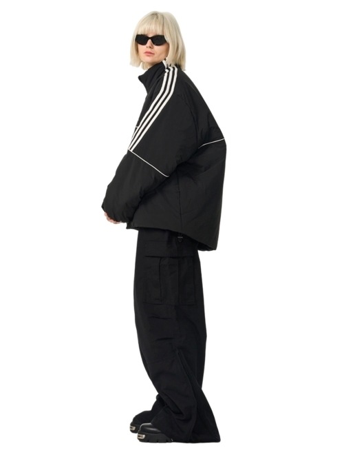 MODITEC ストライプ インナーダウン トラックジャケット｜MIRISE