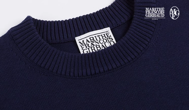 Marithe Francois Girbaud シャツ S 試着のみ Marithe + Francois Girbaud マリテフランソワジルボー ニットT
