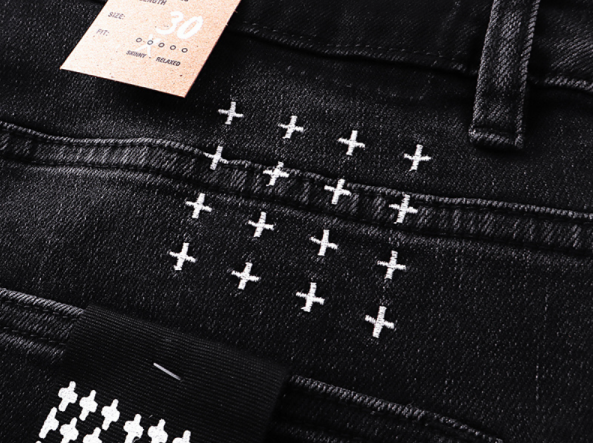 KSUBI スビ スリムフィットデニム Chitch Laid Black KS9012