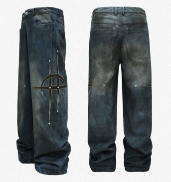 TanC TOKYO 25ss レザーパッチワイドデニム　34×30 TanC TOKYO 25ss レザーパッチワイドデニム 34×30 - メルカリ