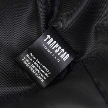 Trapstar London ダウンジャケット Irongate Shiny Black Puffer