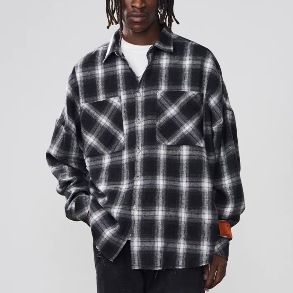 新品 Phlannel Man フランネル チェック柄ダッフルコート オーラリー フランネルチェックシャツ | EYARN