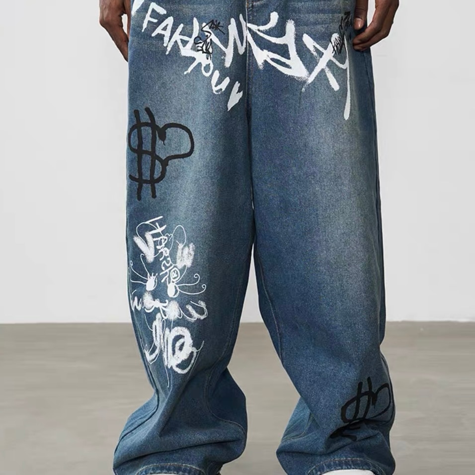 divinities ワイドデニム 激レア フェイスペイント divinities ワイドデニム 激レア フェイスペイント