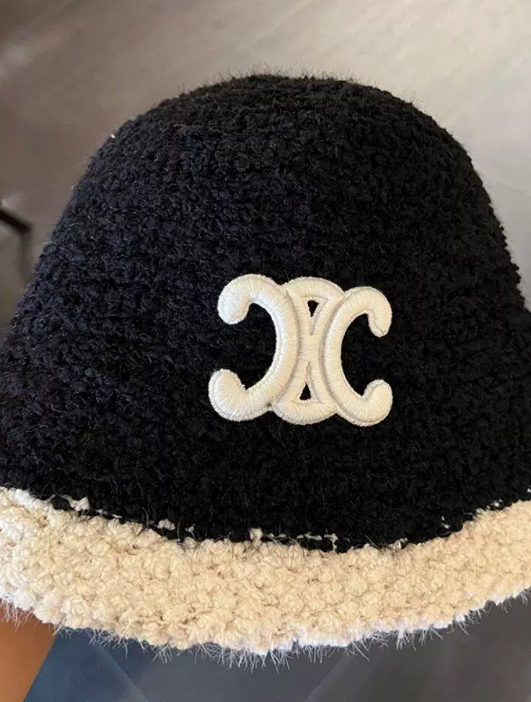 高級感 ラムファー バケットハット CELINE Bucket Hat セリーヌ風
