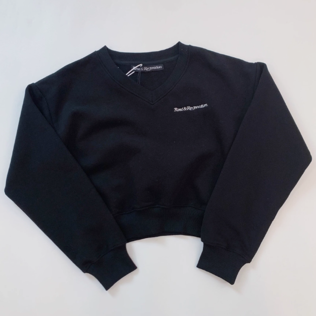 Rest&Recreation 裏起毛 クロップド スウェット OVERSIZED RAGLAN
