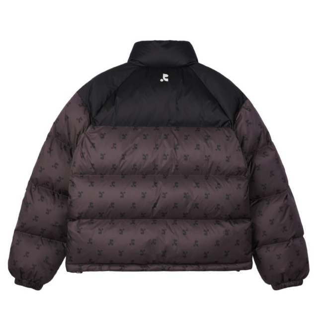 Rest&Recreation ダウンジャケット RR LOGO PATTERN DOWN JACKET