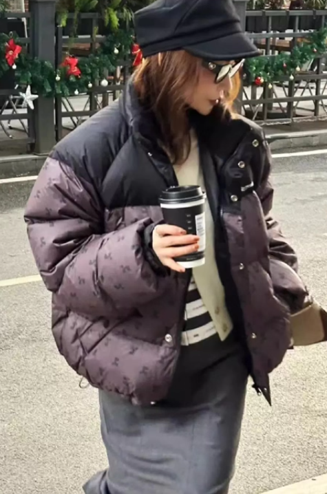 Rest&Recreation ダウンジャケット RR LOGO PATTERN DOWN JACKET