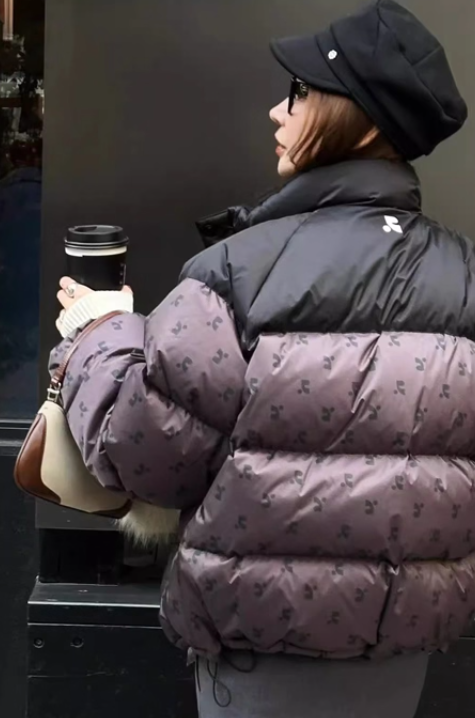 Rest&Recreation ダウンジャケット RR LOGO PATTERN DOWN JACKET