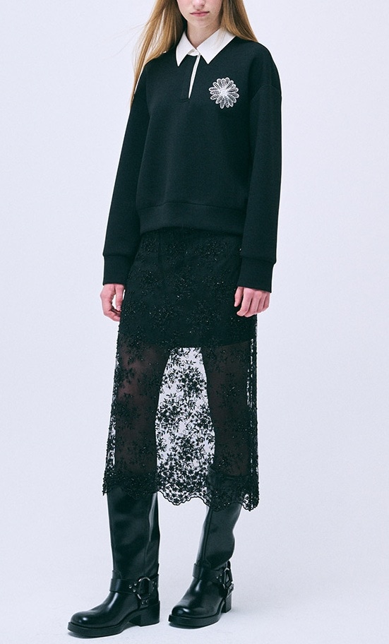 国内完売 Mardi Mercredi スウェットシャツ NEOPRENE CROPPED SHIRT