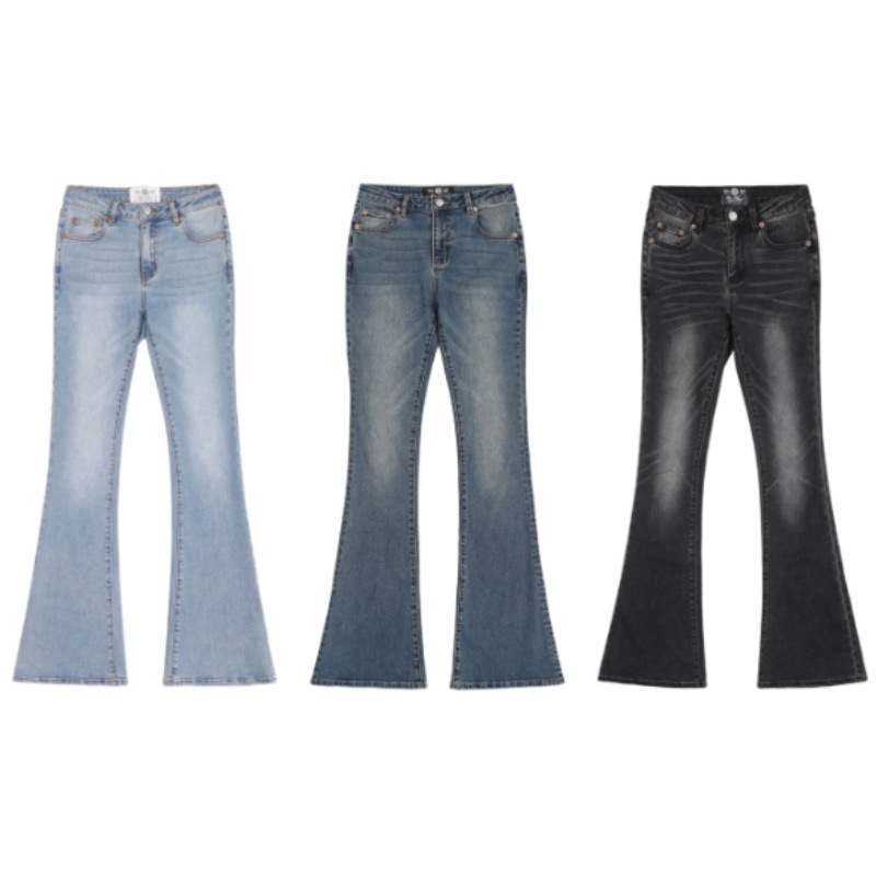 BADBLOOD ブーツカット デニム (3色) 0119 Low Rise Bootcut
