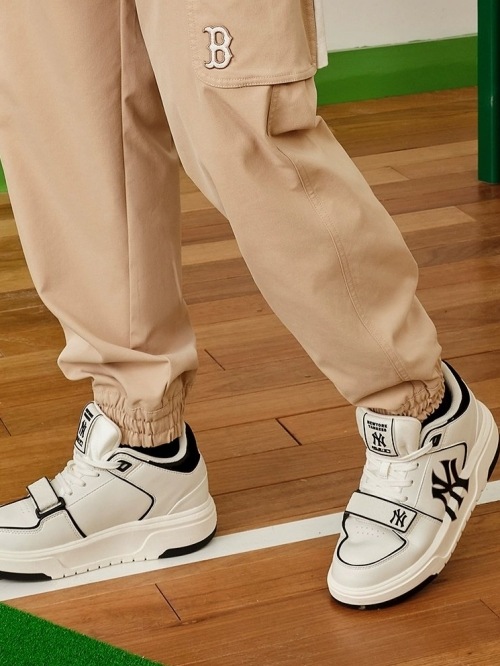 MLB Korea CHUNKY LINER MID 厚底スニーカー 3ASXLMB3N-50BKS