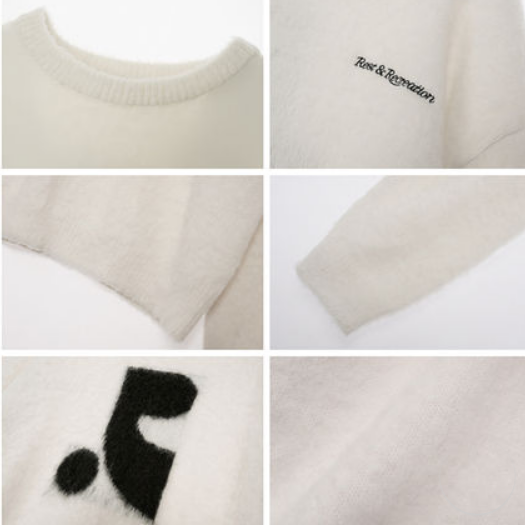 Rest&Recreation ニット セーター HAIRY JACQUARD KNIT TOPS｜MIRISE