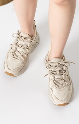 新品タグ付き　スラブジレ　ベージュ JEEP 厚底シューズ ダッドシューズ レディーススニーカー PL231WAS601