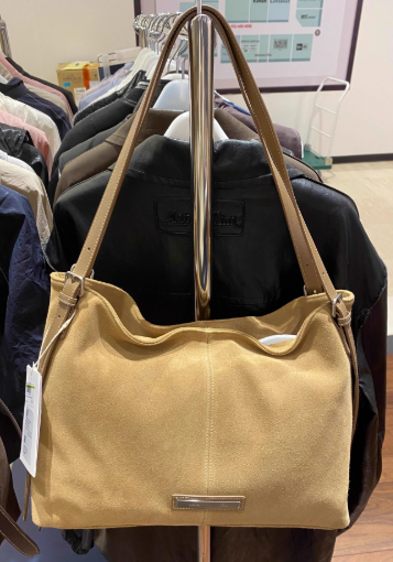 Matin Kim☆TWO WAY STRAP SUEDE LEATHER BAG MATIN KIM スエード トートバッグ TWO WAY STRAP SUEDE LEATHER