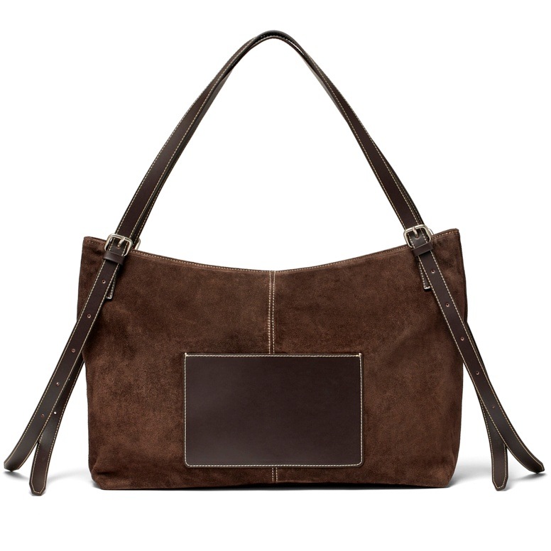 Matin Kim☆TWO WAY STRAP SUEDE LEATHER BAG MATIN KIM スエード トートバッグ TWO WAY STRAP SUEDE LEATHER