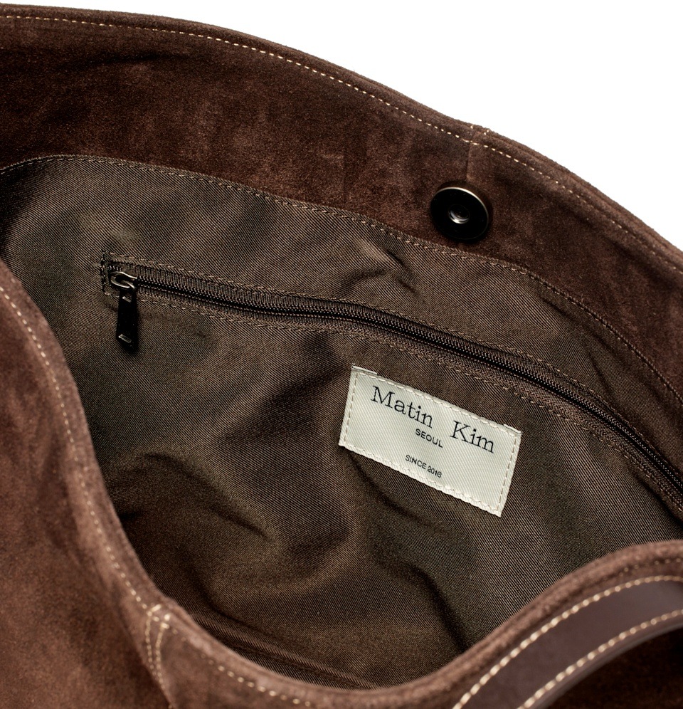 MATIN KIM スエード トートバッグ TWO WAY STRAP SUEDE LEATHER BAG N