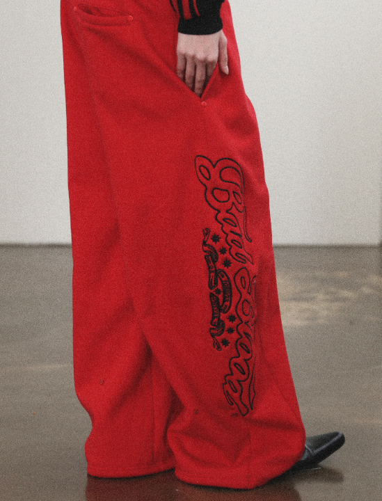 Badblood スウェット ジャージ パンツ レッド 赤 RED S Badblood スウェット ジャージ パンツ レッド 赤 RED S