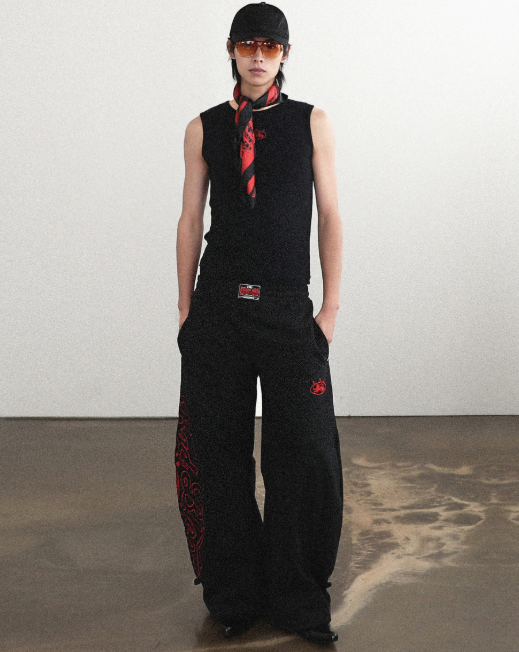 BADBLOOD スウェットパンツ (4色) Mystic Capsule 2 Way Curved