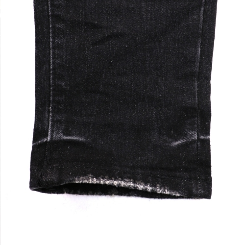 PURPLE BRAND ウォッシュド ペイント ダメージデニム イン ブラック