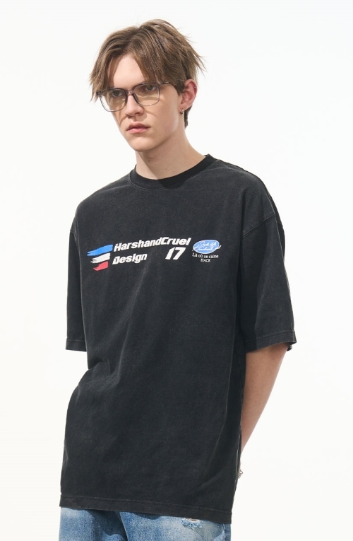 HARSH AND CRUEL2024SS ウォッシュ加工 Tシャツ｜MIRISE