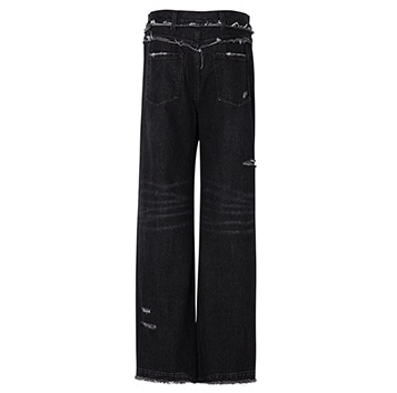 【新品タグ付き】STAMPD ダメージ　クロップドテーパードデニム　ジーンズ 楽天市場】【Wrangler】ラングラー テーパードクロップド
