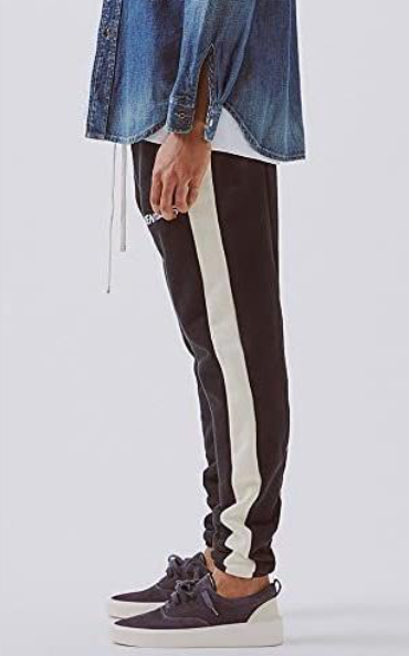 NIKE Fear of God コラボ サルエルパンツ 黒と白 ストライプ NIKE Fear of God コラボ サルエルパンツ 黒と白 ストライプ