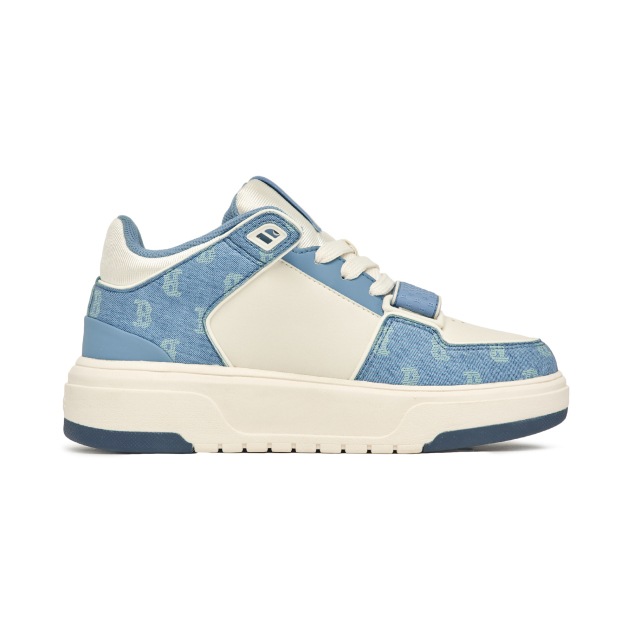 MLB Korea CHUNKY LINER MID DENIM 厚底スニーカー 3ASXCDN3N