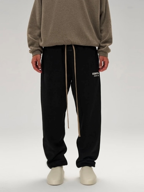 essentials fear of god スウェット　パンツ　ブラック FLEECE ESSENTIAL SWEATPANT | ESSENTIALS FEAR OF GOD