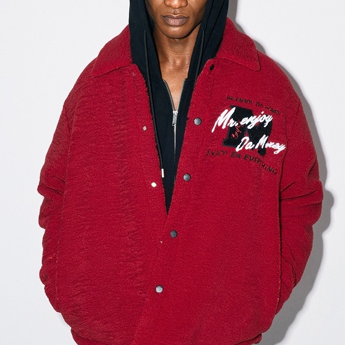 MEDM イミテーションラム ボアフリースシャツジャケット 2022FW