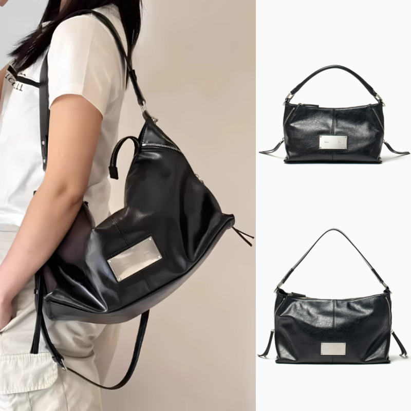 MATIN KIM ワンショルダーバッグ MATIN SIDE ZIPPER TWO WAY BAG