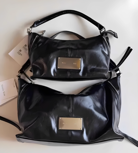 MATIN KIM ワンショルダーバッグ MATIN SIDE ZIPPER TWO WAY BAG