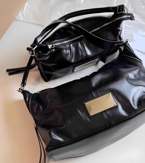 MATIN KIM ワンショルダーバッグ MATIN SIDE ZIPPER TWO WAY BAG