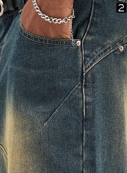 HARSH AND CRUEL 2024SS デニム ショートパンツ｜MIRISE