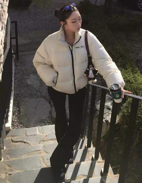 MATIN KIM ダウンジャケット 25F/W SMALL LOGO VOLUME DOWN JUMPER