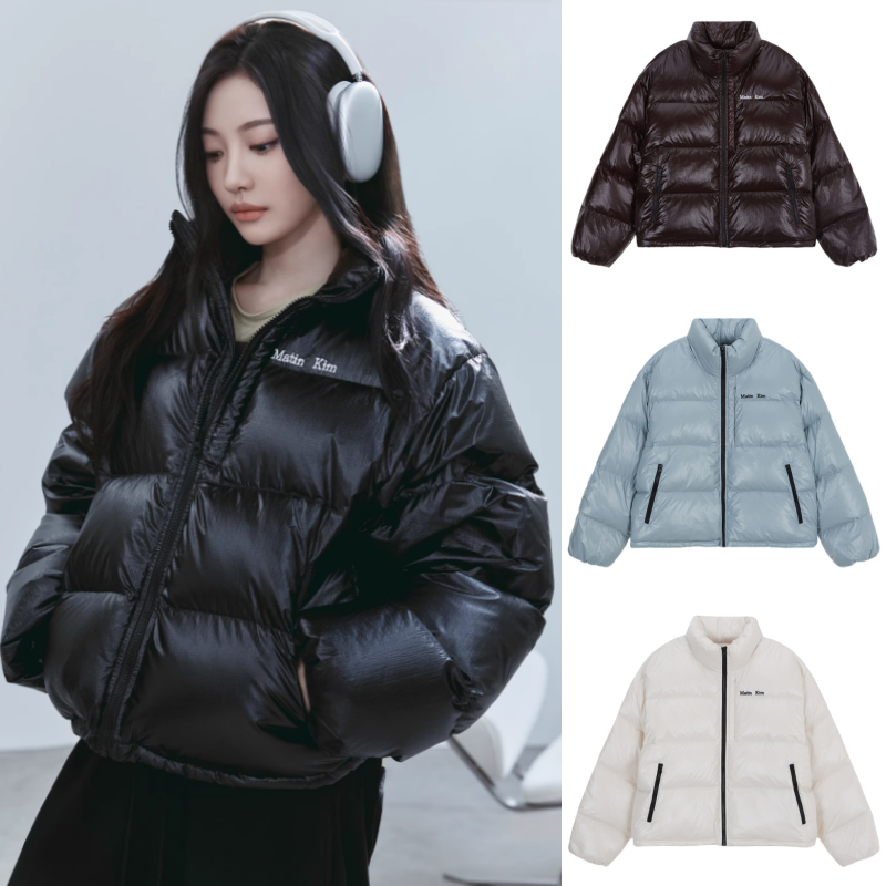 MATIN KIM ダウンジャケット 25F/W SMALL LOGO VOLUME DOWN JUMPER