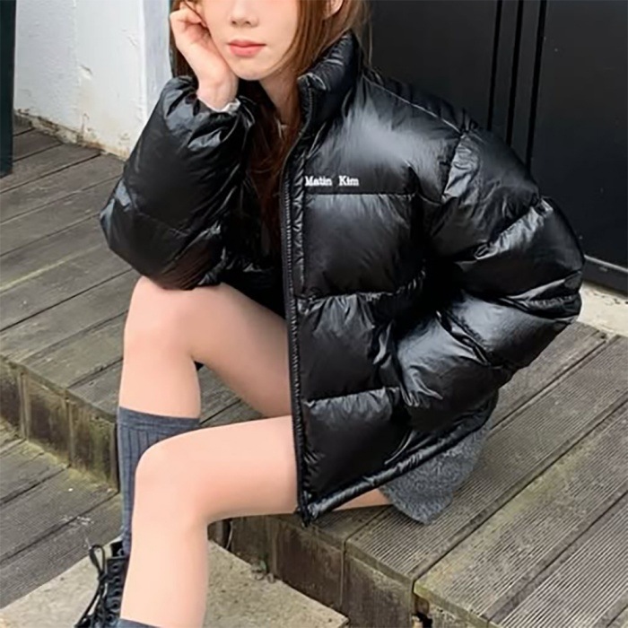 MATIN KIM ダウンジャケット 25F/W SMALL LOGO VOLUME DOWN JUMPER