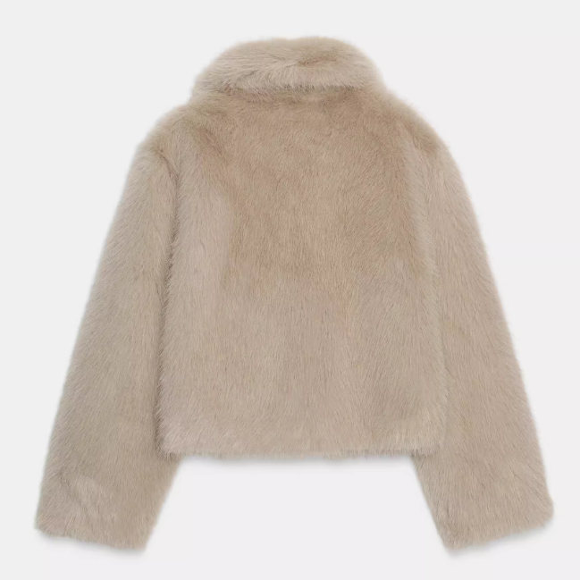 ZARA ダブルフェイス フェイクファージャケット 4745/221/832｜MIRISE