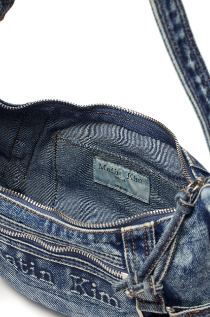 MATIN KIM ホーボーバッグ ワンショルダーバッグ MATIN WASHED