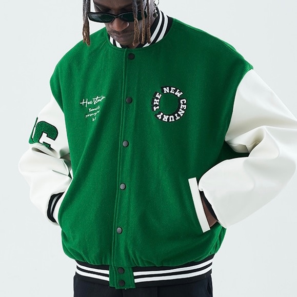 HARSH AND CRUEL スタジャン 3Dリングワード ベースボール