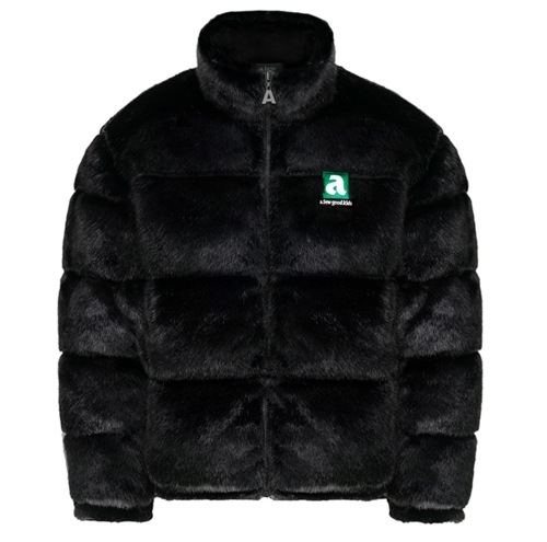 AFGK ミンクファー 高品質 ホワイトダックダウン ダウンジャケット