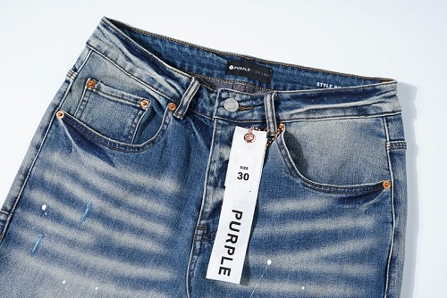 PURPLE BRAND ウォッシュド ペイント ダメージデニム イン