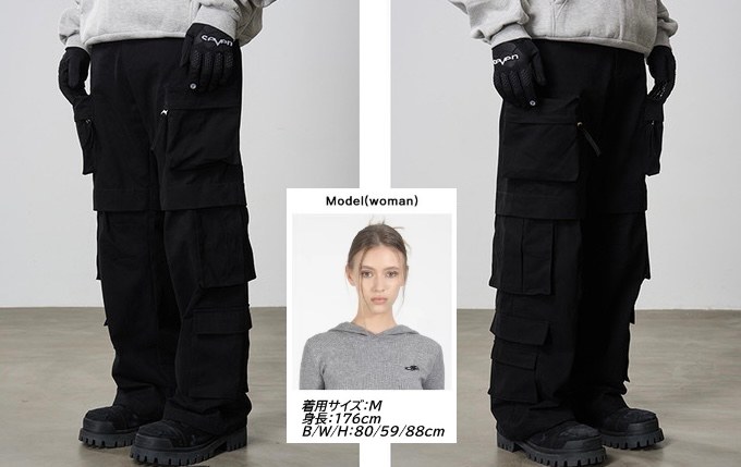 BADHOP着用　BREATH マルチポケットカーゴパンツ　M BREATH】MULTI POCKET SLIM CARGO TYPE-2 | PARX.【ストリート