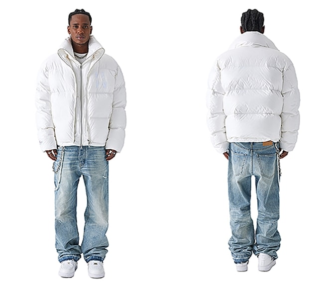 MEDM グースダウン ダブルジップアップ ダウンジャケット｜MIRISE