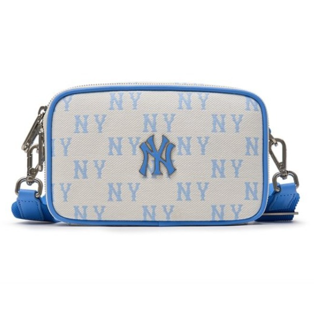 [MLB] Classic Monogram JQD Mini Cross Bag ★ 大人気★ MLB KOREA] Diamond Monogram Jacquard Mini Cross Bag New York