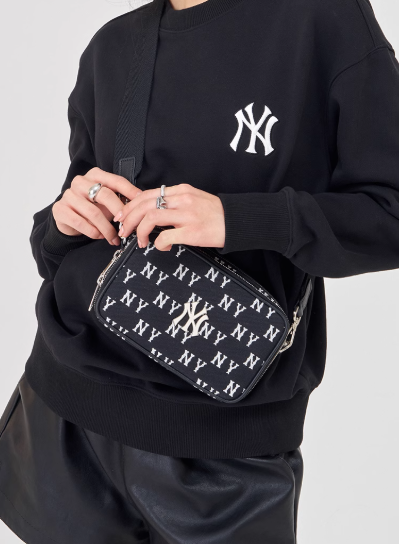 MLB Korea クロスボディバッグ Classic Monogram Jacquard Mini