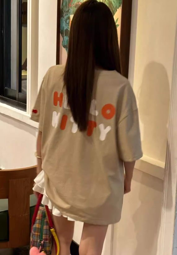 OPEN YY× HELLO KITTY ポロシャツ Tシャツ OPEN YY ハローキティ Tシャツ (4色) HELLO KITTY X YY T-SHIRT